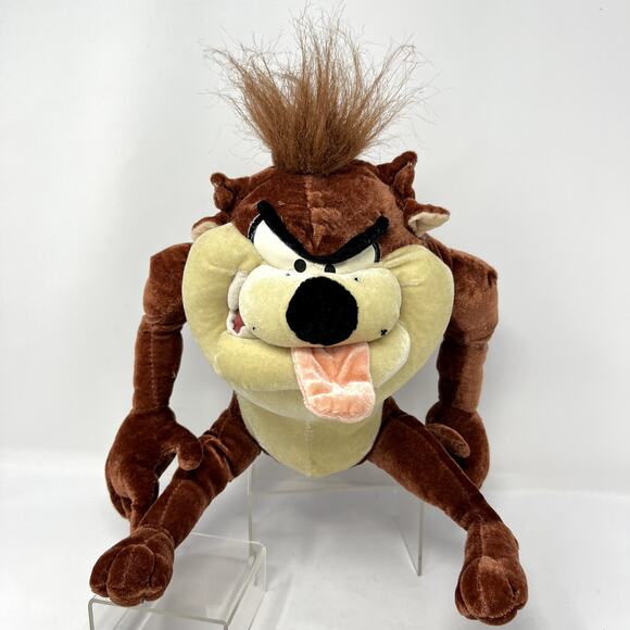 Six Flags Taz Tasmanian Devil Looney Tunes Plush Stuffed Animal Toy Kids Child - Picture 1 of 10